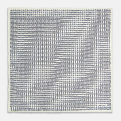 Floral White Pocket Square in Silk Image 3