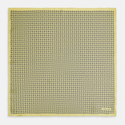 Floral Yellow Pocket Square in Silk Image 3