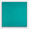 Turquoise Piped Silk Pocket Square