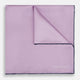 Lilac Piped Silk Pocket Square