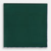 Petrol Green Piped Silk Pocket Square