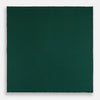 View 4 of product The Turnbull & Asser Petrol Green Piped Silk Pocket Square features a visible stitched edge and a discreet blue logo on the turned-down corner, adding an elegant accent to formal attire.