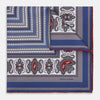 View 1 of product Ash Dots and Paisley Silk Pocket Square OS