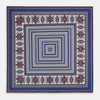 View 4 of product Ash Dots and Paisley Silk Pocket Square OS