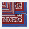 View 1 of product Red Dots and Paisley Silk Pocket Square OS