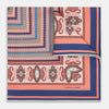 View 1 of product Orange Dots and Paisley Silk Pocket Square OS