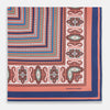 View 3 of product Orange Dots and Paisley Silk Pocket Square OS