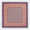 View 4 of product Orange Dots and Paisley Silk Pocket Square OS