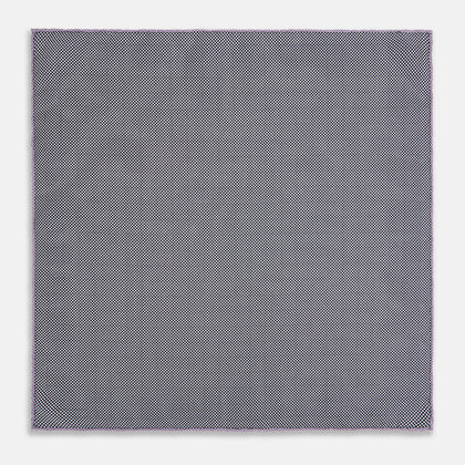 Checked Lilac Pocket Square in Silk Image 5