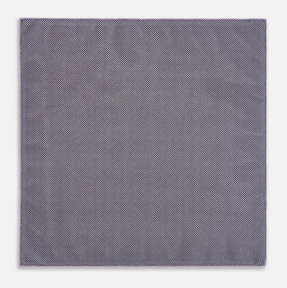 Geometric Lilac Tile Pocket Square in Silk Image 5