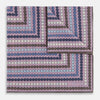 View 2 of product Lilac Dots and Floral Tile Double-Sided Silk Pocket Square OS