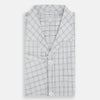 Grey Fine Multi Graph Check Pyjama Shirt