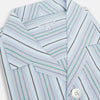 Blue and Green Multi Track Stripe Pyjama Shirt