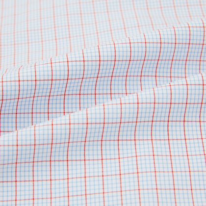 Red Multi Graph Check Pyjama Shirt Image 5