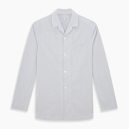 Red Multi Graph Check Pyjama Shirt Image 6