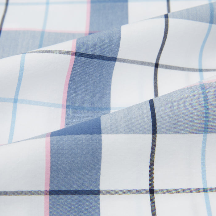 Blue Blazer Check Pyjama Shirt Image 5