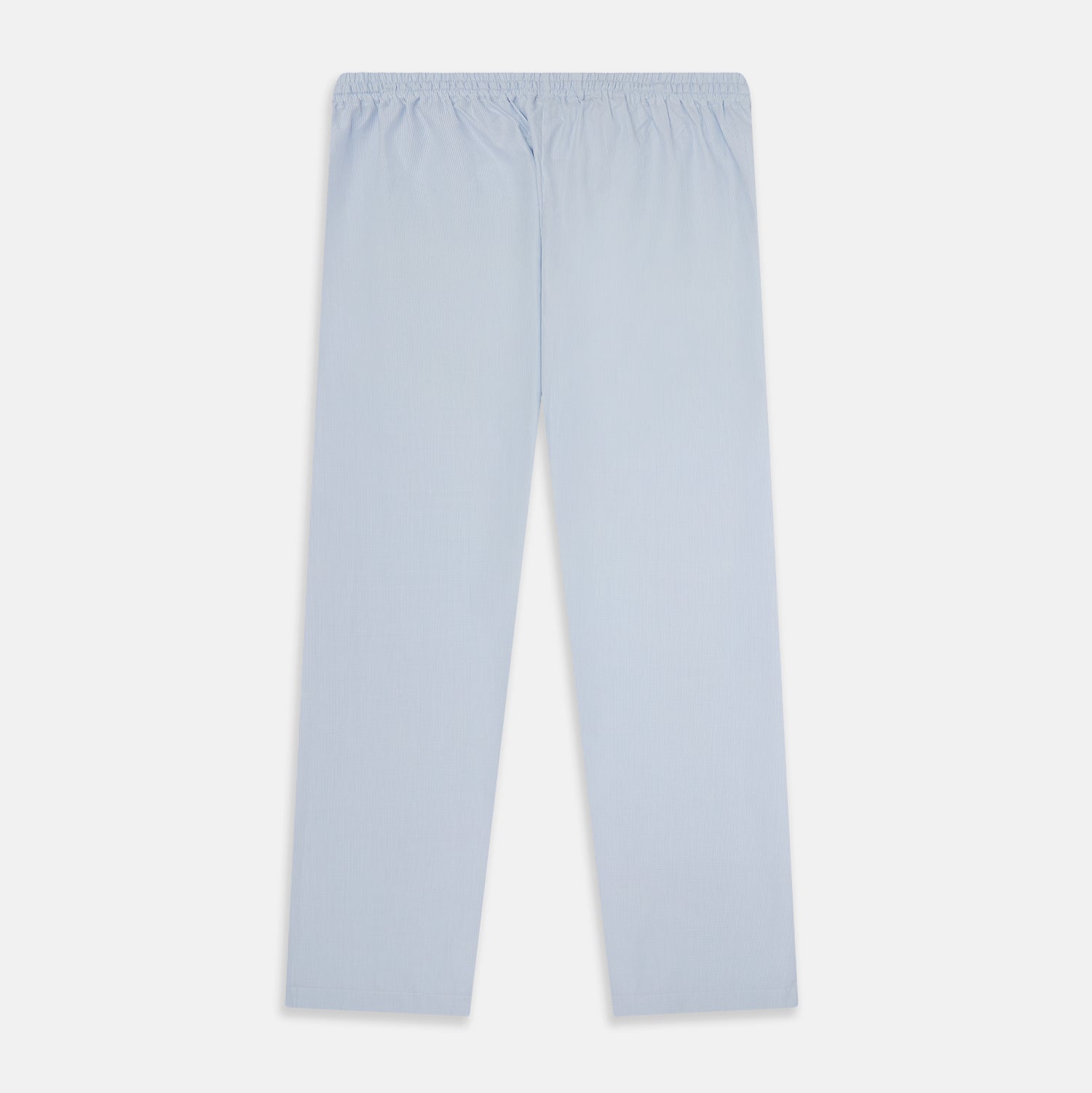 Pale Blue Micro Check Pyjama Trousers