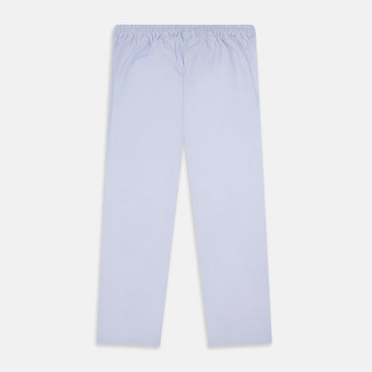Pale Blue Fine Stripe Pyjama Trousers Image 2