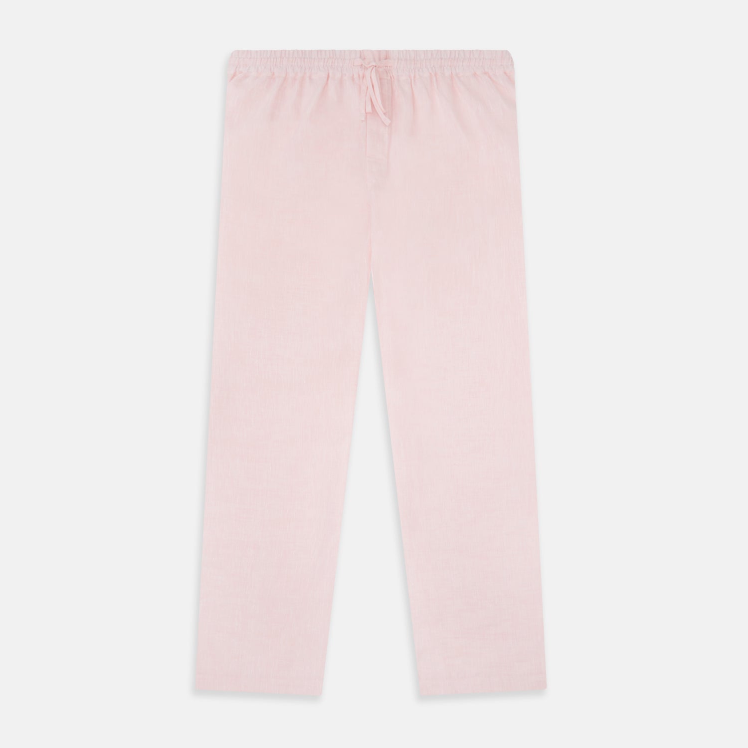 Pale Pink Linen Pyjama Trousers