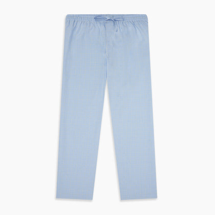 Blue Prince of Wales Check Pyjama Trousers Image 4