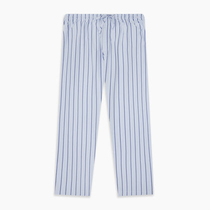 Blue Track Stripe Pyjama Trousers Image 5