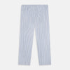 Blue Shadow Pinstripe Pyjama Trousers