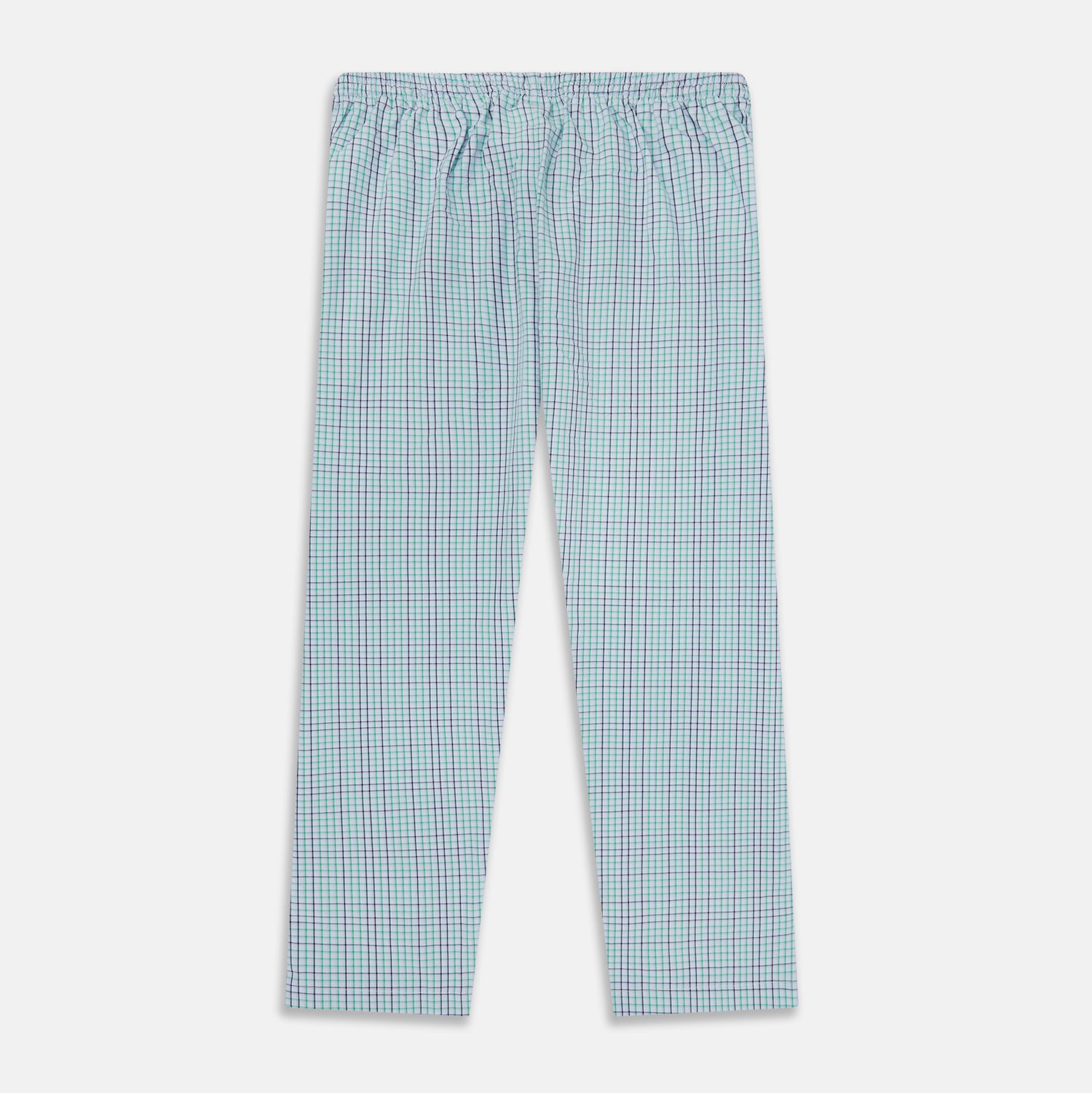 Green and Blue Shadow Check Pyjama Trousers