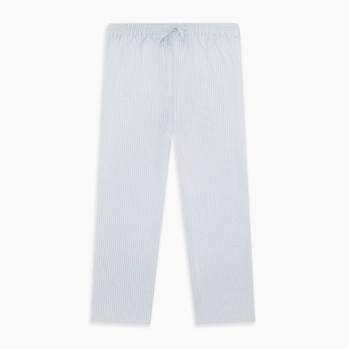 Blue Multi Pinstripe Pyjama Trousers Image 4