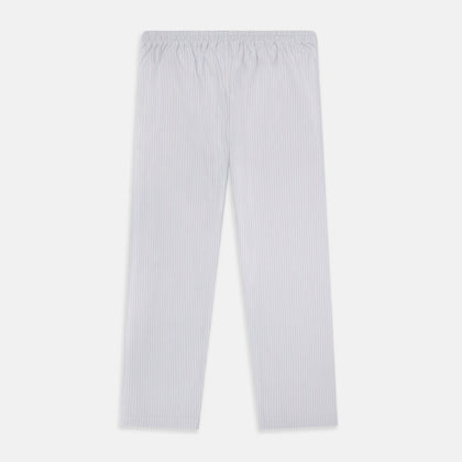 Red Multi Pinstripe Pyjama Trousers Image 2