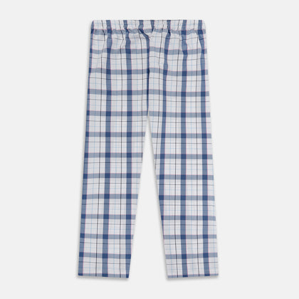 Blue Blazer Check Pyjama Trousers Image 2