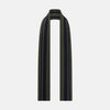View 3 of product Navy and Olive Green Striped Double-Sided Corduroy Padded Scarf OS
