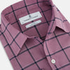 View 2 of product Online Exclusive · Antique Pink Grid Check Piccadilly Shirt 19.0