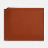 View 1 of product Cognac Leather Trifold Card Holder with Metal Money Clip OS