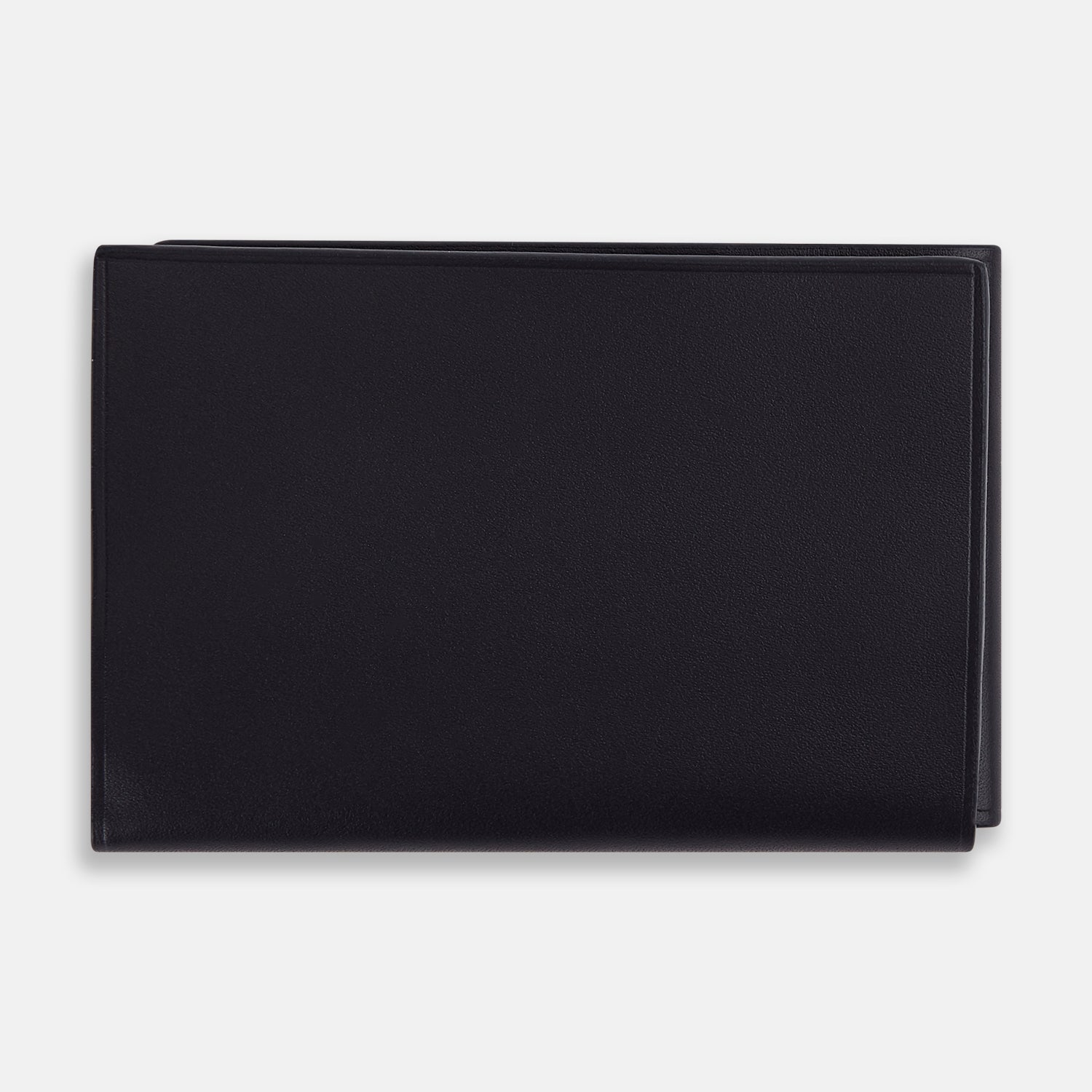 View 5 of product Navy Leather Trifold Wallet OS