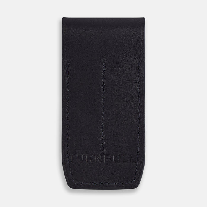 Navy Leather Collar-Stay Holder Image 4
