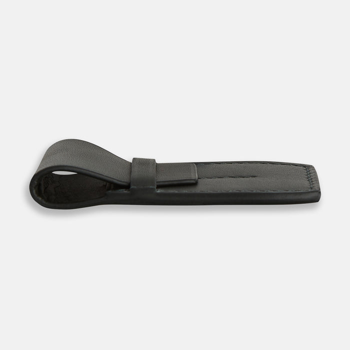 Forest Green Leather Collar-Stay Holder Image 2