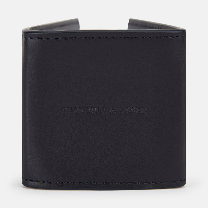 Navy Leather Pen holder Image 4