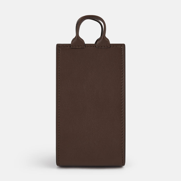 Dark Chocolate Leather Pen holder
