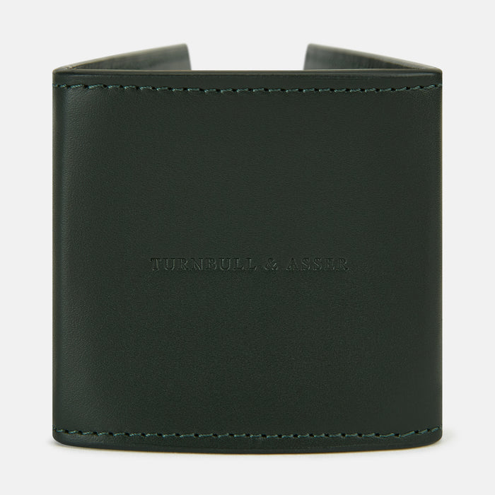 Forest Green Leather Pen holder Image 4