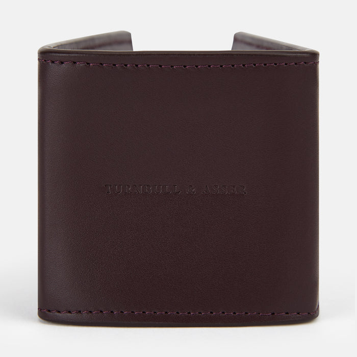 Burgundy Leather Pen holder Image 4