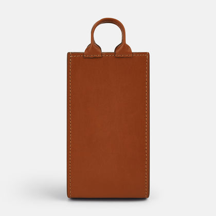 Cognac Leather Pen holder