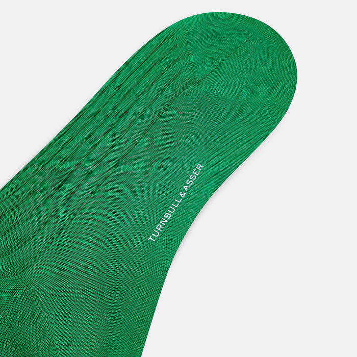 Fern Green Mid-Length Socks Image 2