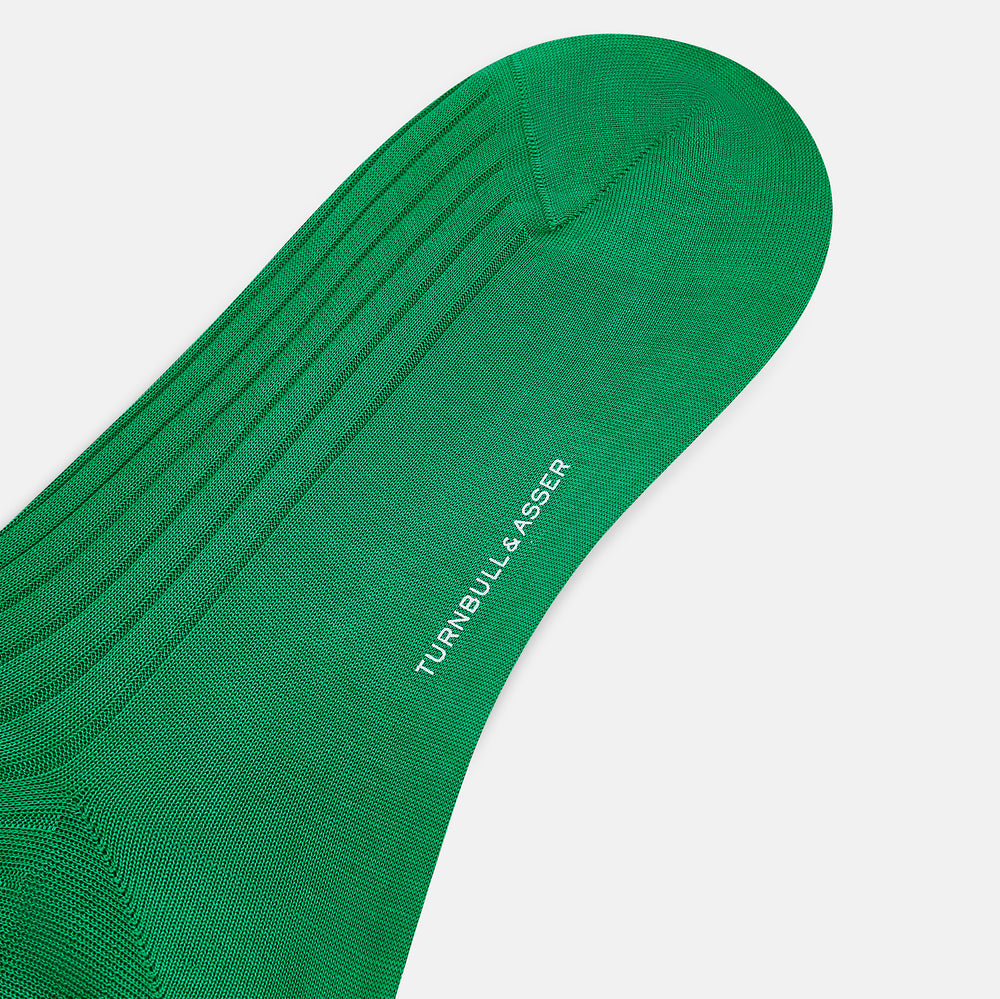 Fern Green Mid-Length Socks 13