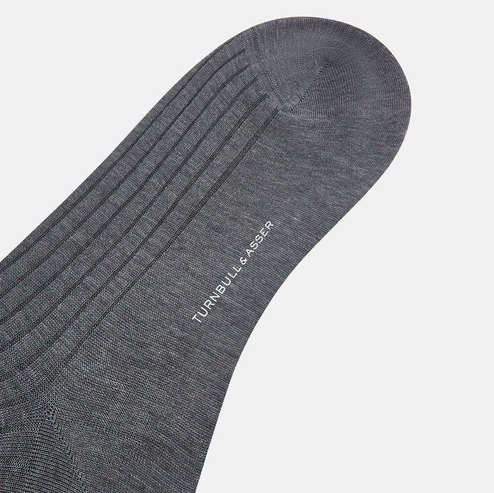 Steel Melange Long Socks 13