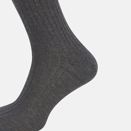 Steel Melange Long Socks Image 3
