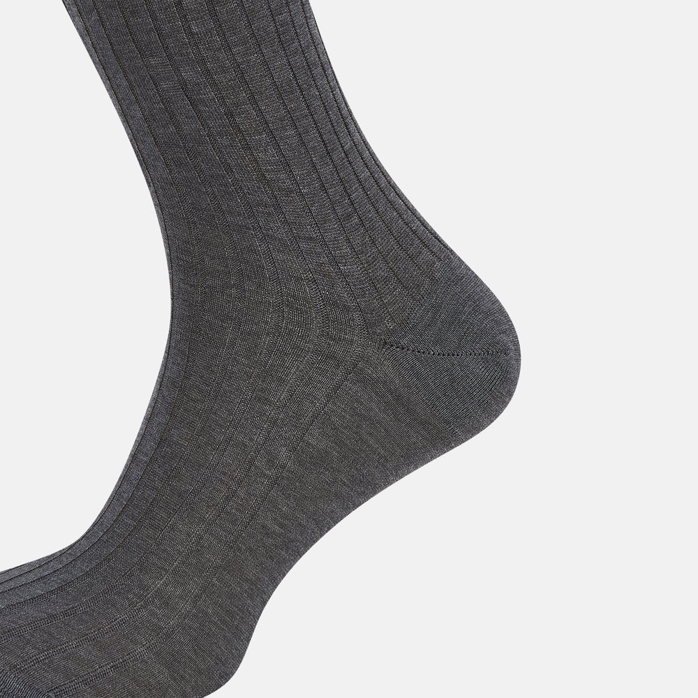 Steel Melange Long Socks 13