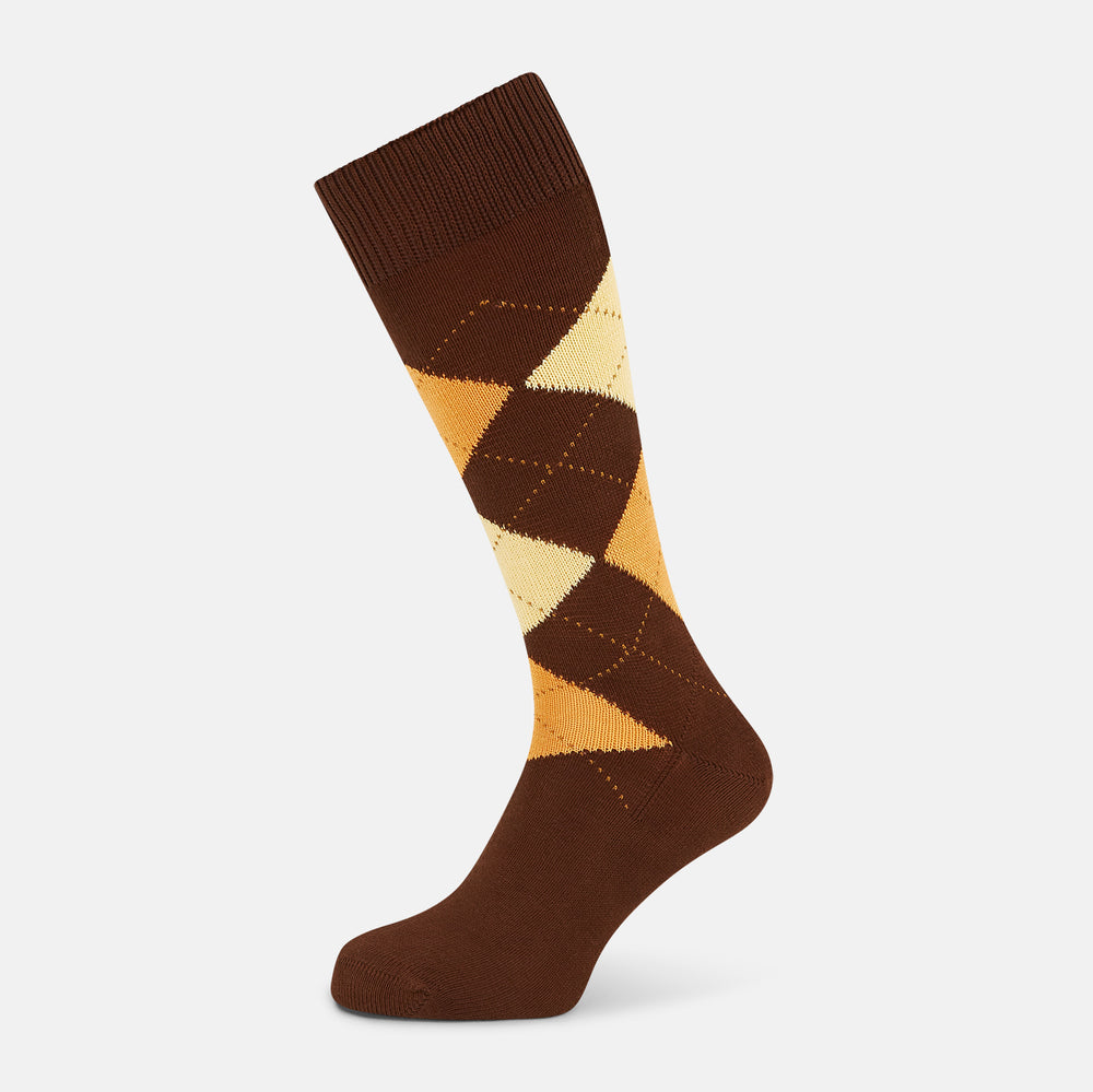 Coffee Check Mid-Length Socks 13