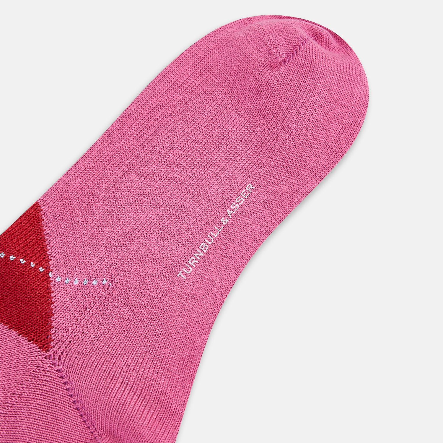 Image 3 of product Antique Pink Check Mid-Length Socks 13