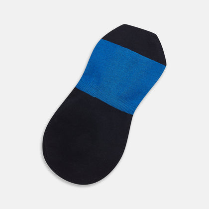 Royal Blue No-Show Socks Image 2