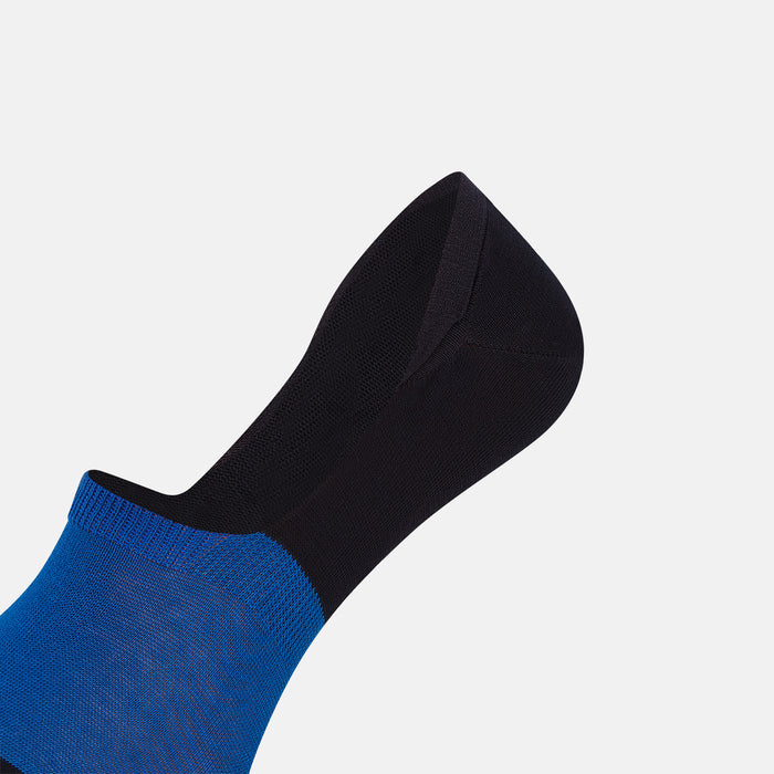 Royal Blue No-Show Socks Image 3